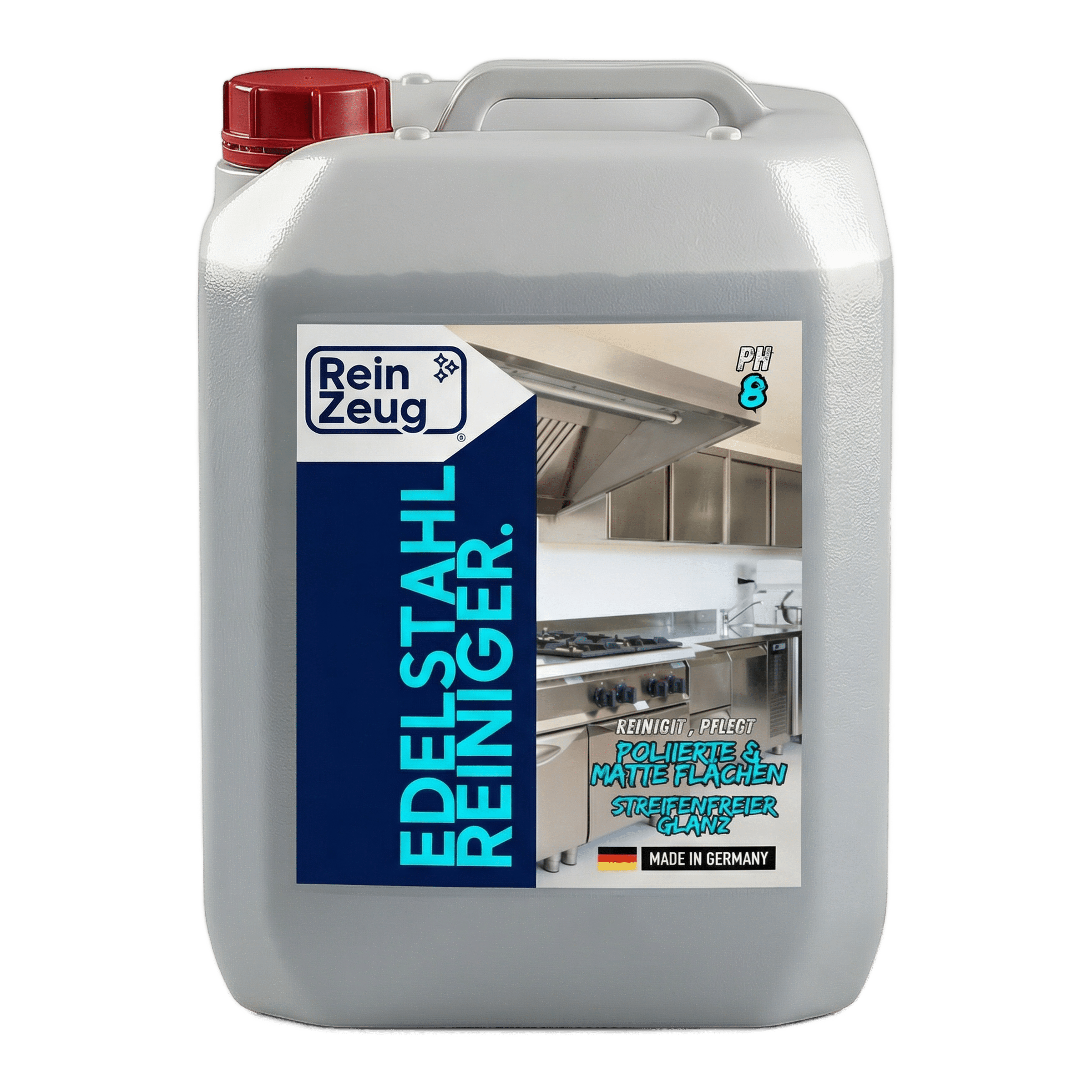 RZ_Edelstahlreiniger_H8Front ReinZeug Edelstahlreiniger Konzentrat