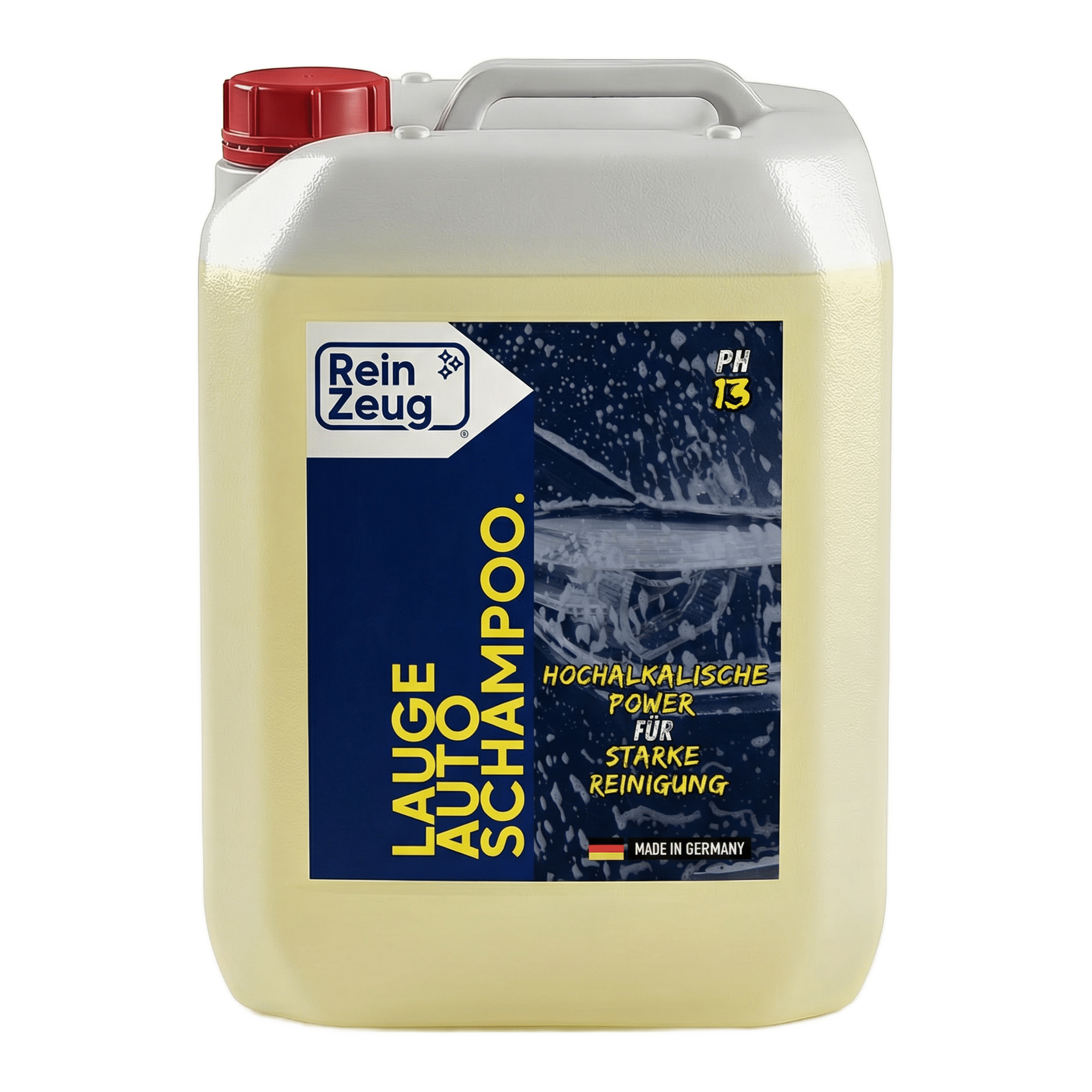 RZ_Lauge_Autoschampoo_PH13Front Reinzeug Lauge Autoshampoo Konzentrat