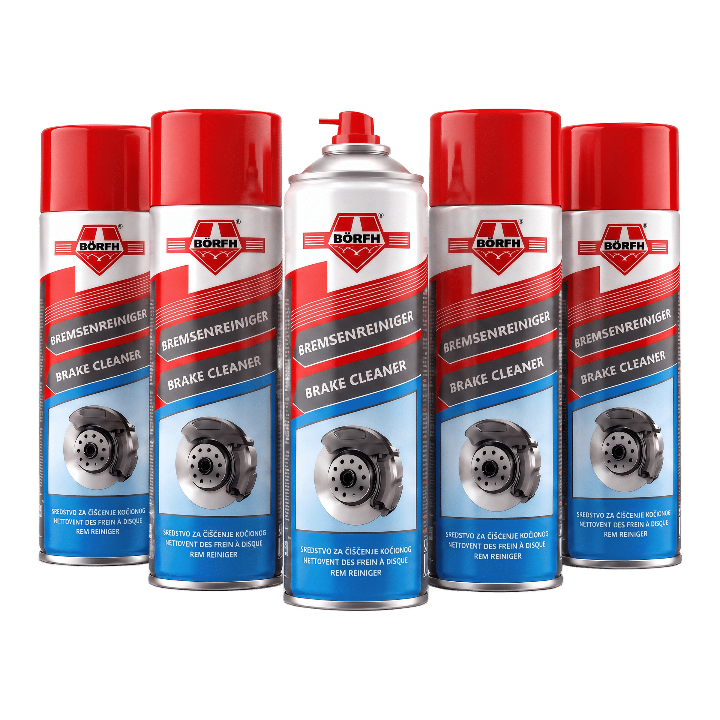 BÖRFH Bremsenreiniger Spray Aerosoldose zum Entfetten von Bremsen und Kupplung