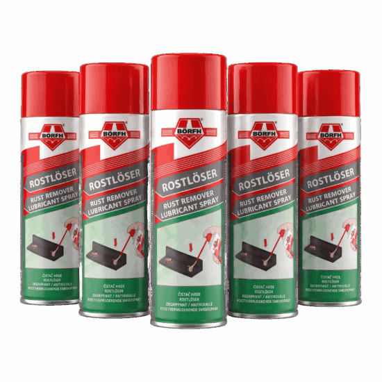 BÖRFH Rostlöser Spray Aerosoldose für festgerostete Schrauben und Gelenke