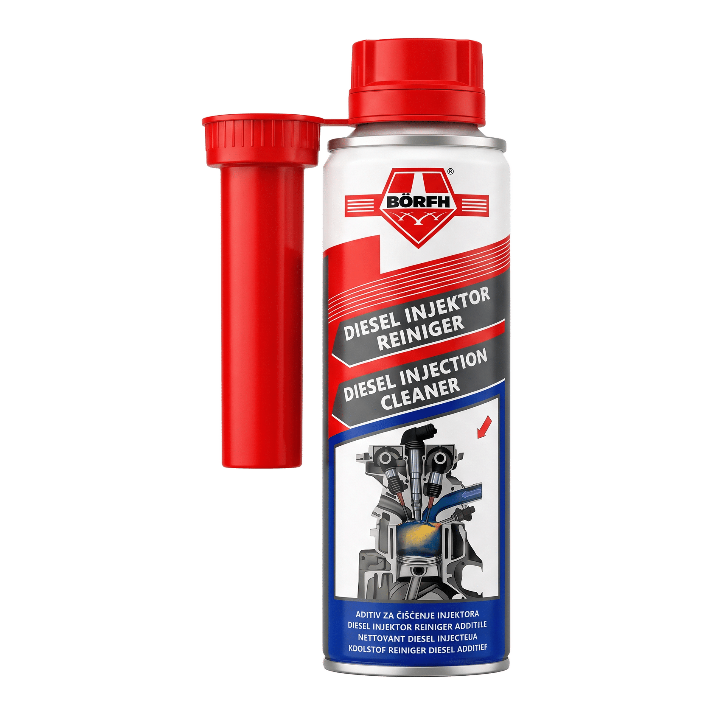 BORFH_075_INJEKTORADDITIV&1er BÖRFH Diesel Injektorreiniger Additiv 300 ml