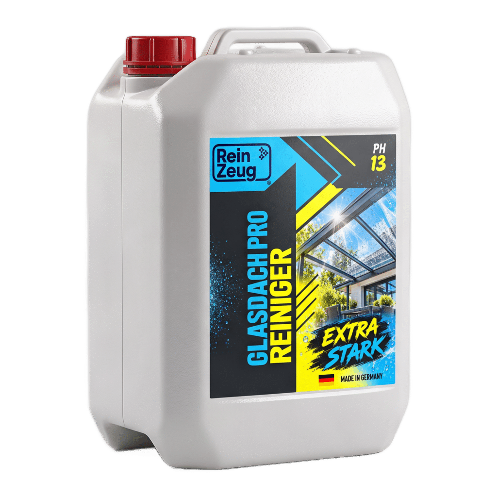 Reinzeug GlasDach Pro – Terrassendach Reiniger Hochkonzentrat, alkalisches hochkonzentrat