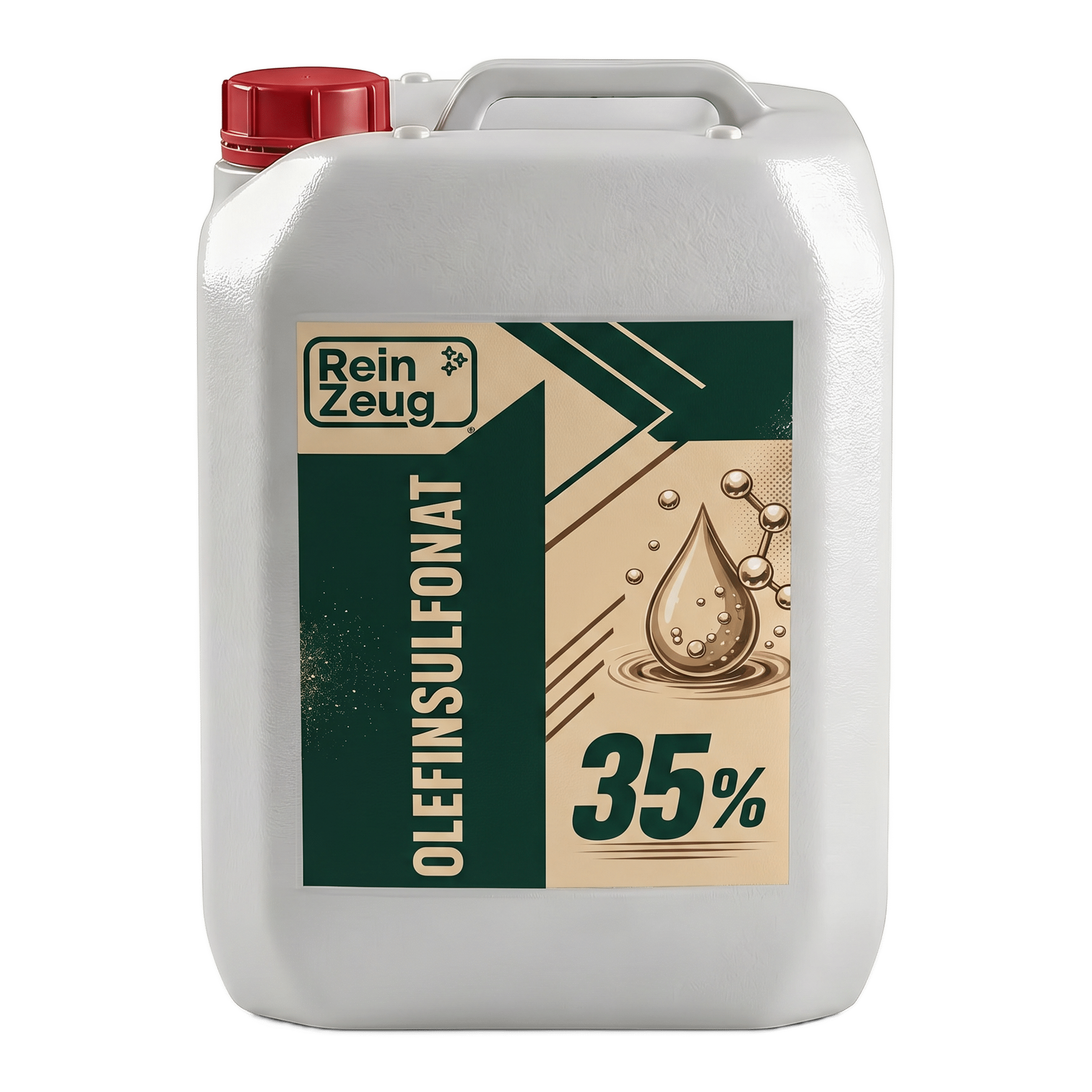 RZ_Olefinsulfonat35Front Olefinsulfonat AOS 35 % – anionisches Tensid in technischer Qualität von Reinzeug